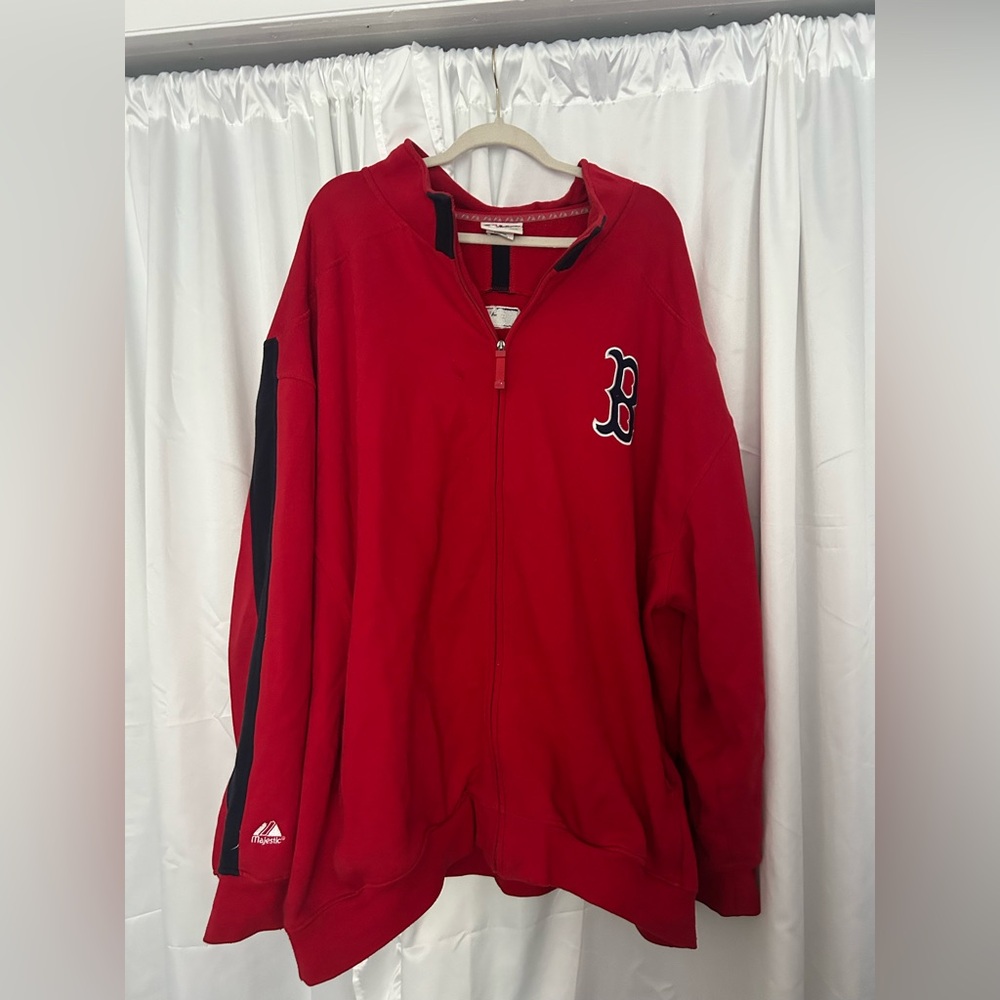 Vtg big and tall Red Sox zip up hoodie